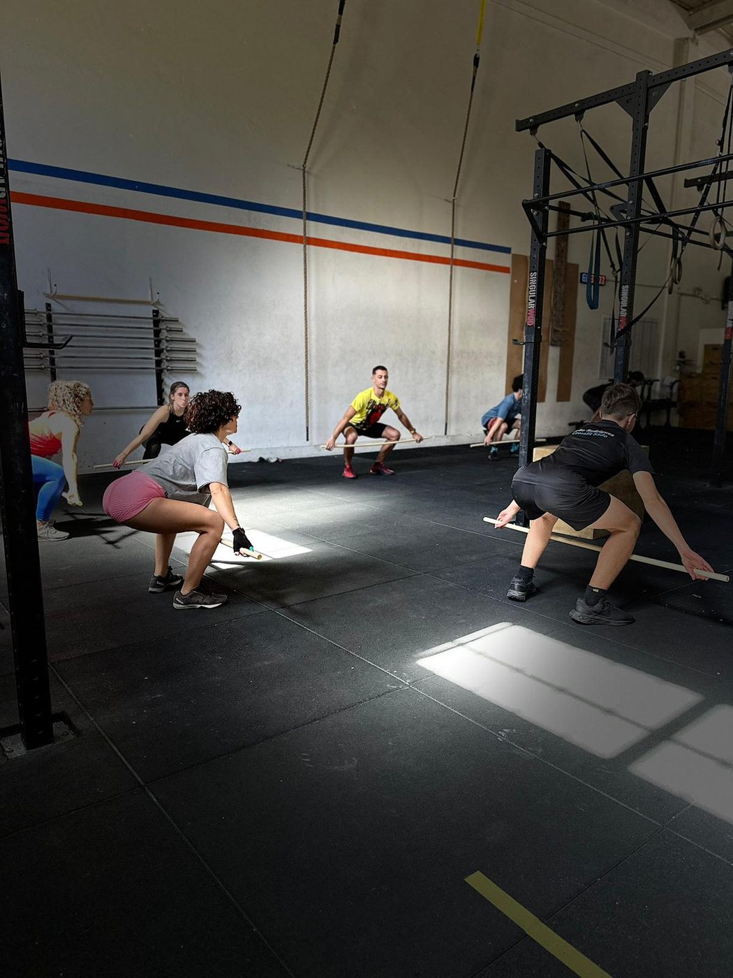 Aula de treino funcional