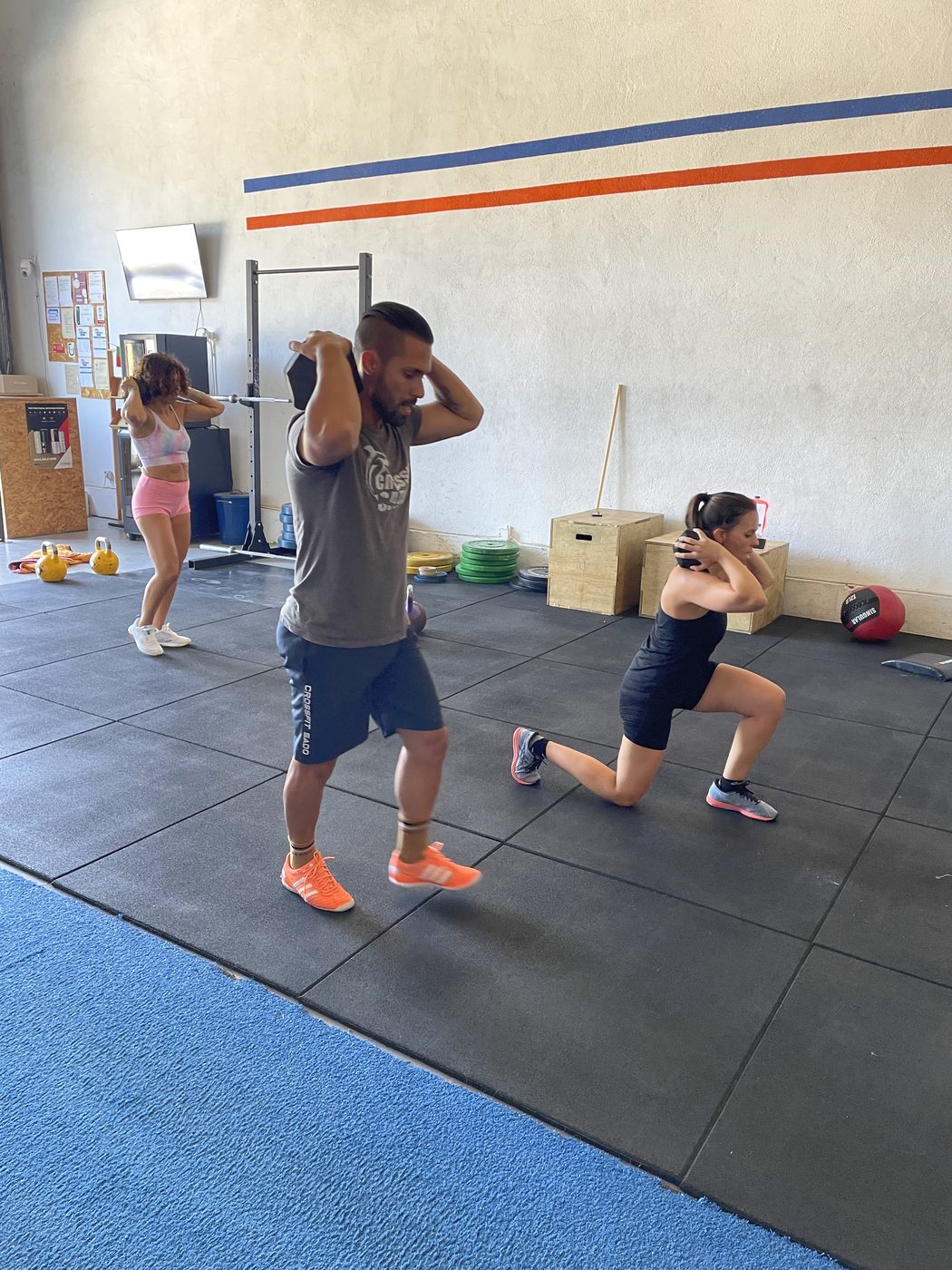 Lunges com med ball